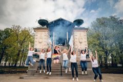 Séance photo EVJF Enterrement vie de Jeune Fille Marion - photographe vidéaste hauts-de-france nord pas-de-calais lille arras douai